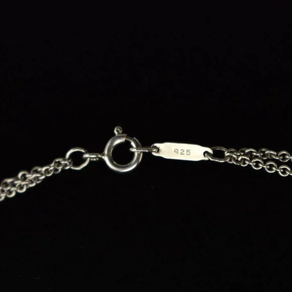 TIFFANY & CO: Sterling Silver "Infinity" Necklace - Picture 5 of 6